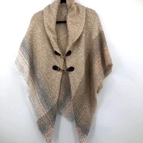 Apt 9 Women’s cape Tan and brown size medium - Picture 5 of 9